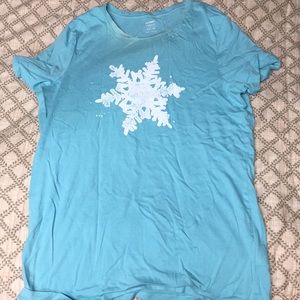 Christmas snowflake shirt